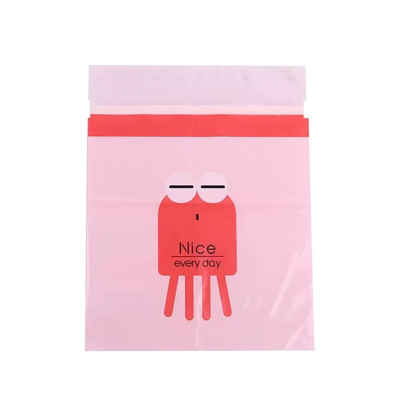 15-Pack Adhesive Disposable Waterproof Cartoon Car Trash Bags, HG0104