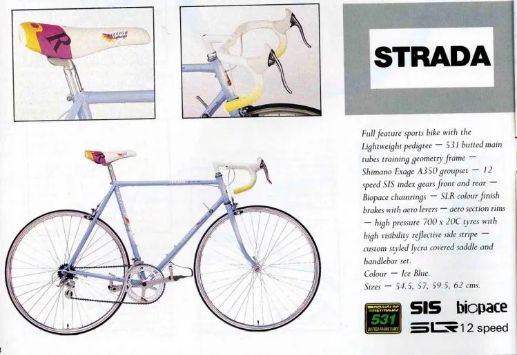 1989 Raleigh Strada 62cm Reynolds 501