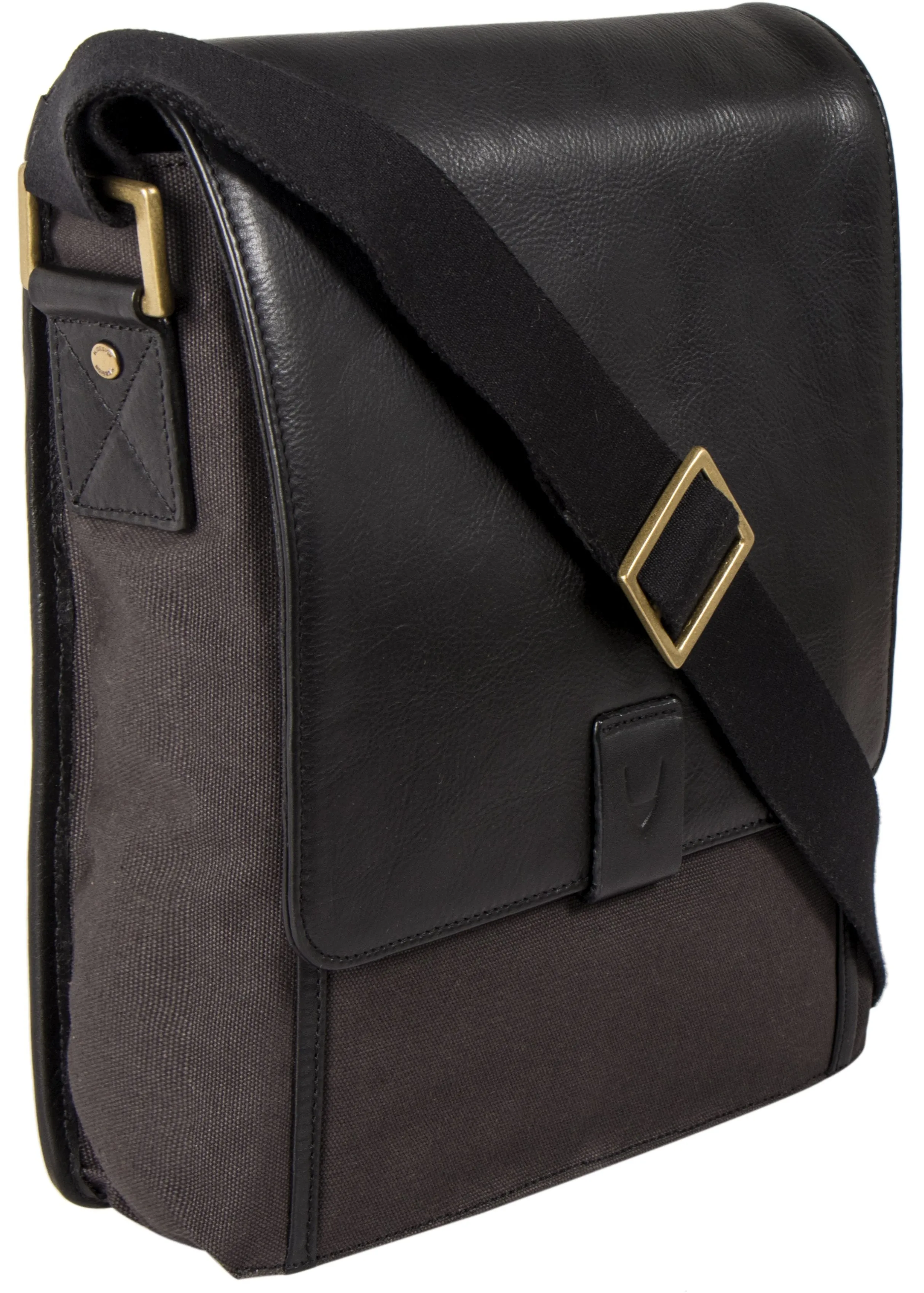 Aiden Medium Canvas and Leather Crossbody