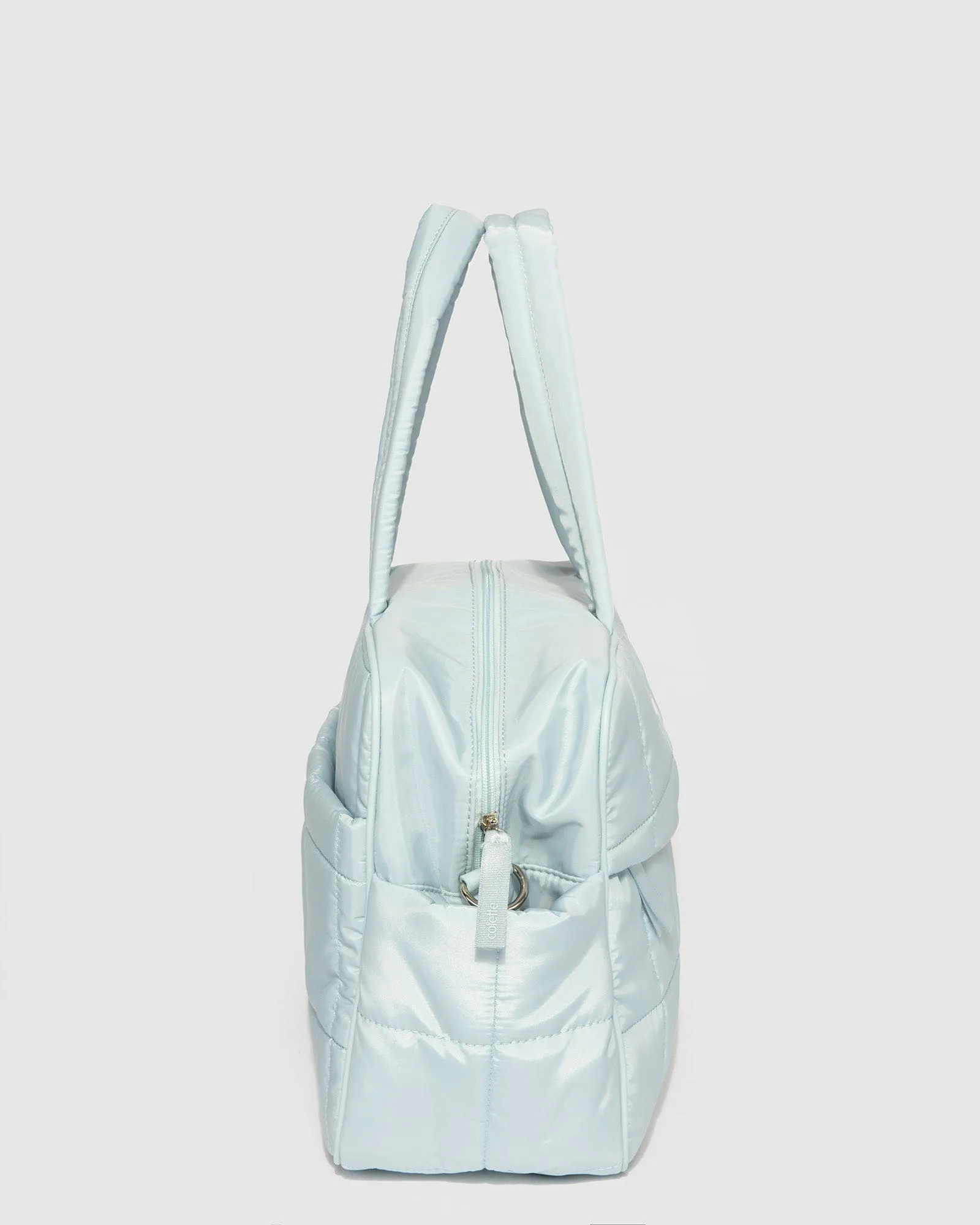 Baby Blue Ash Duffle Workout Bag