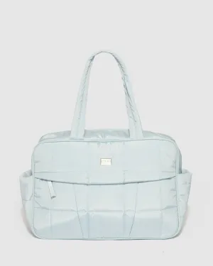 Baby Blue Ash Duffle Workout Bag