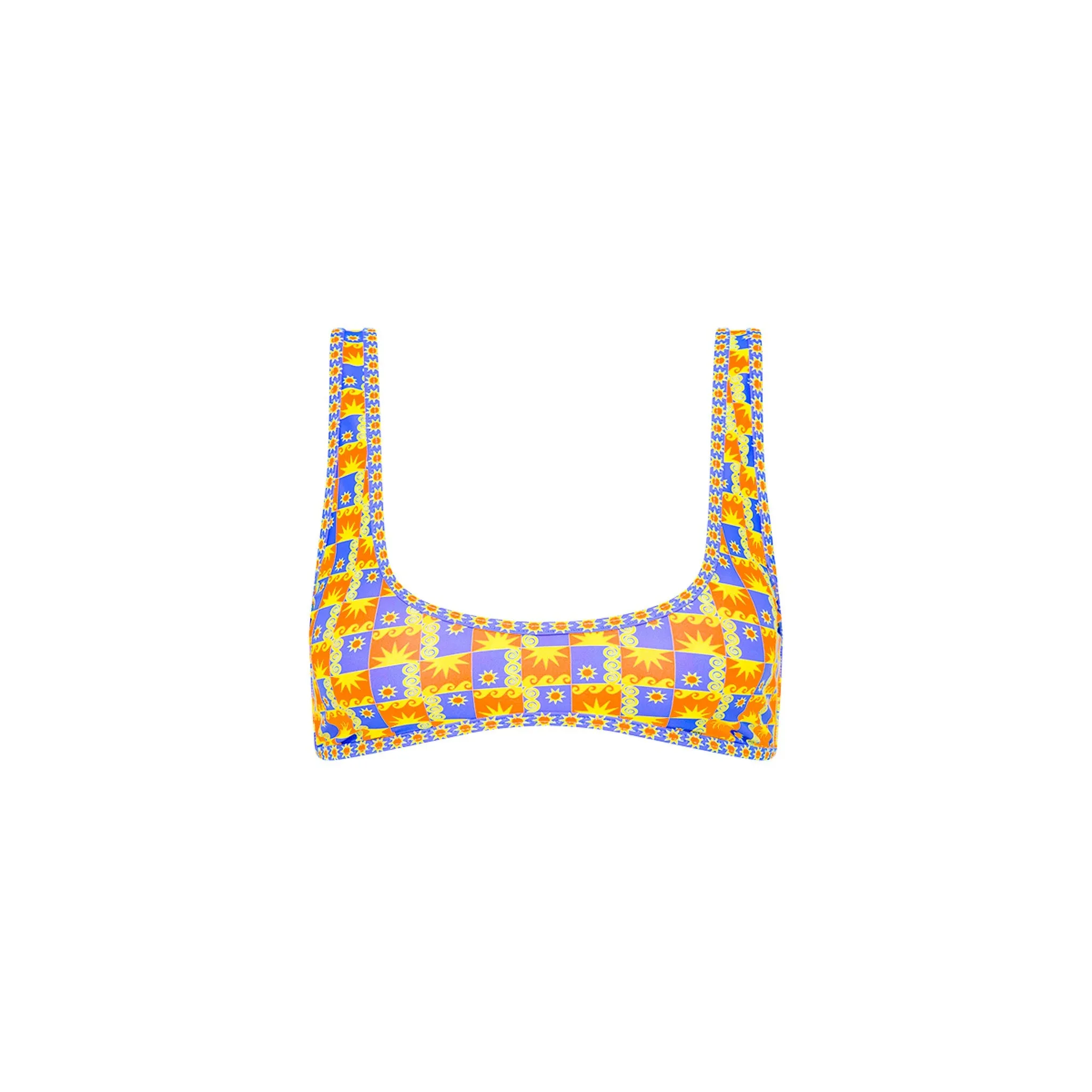 Bind Slim Scoop Bikini Top - Sunburst