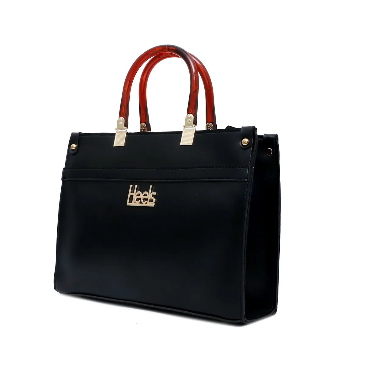 Black Casual Hand Bag P00P01334