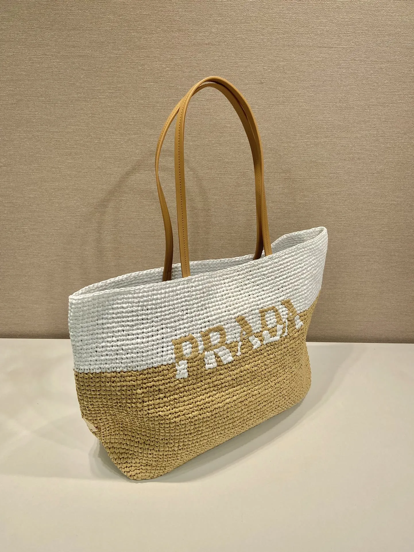 BOLSA PRADA TOTE CROCHÊ E COURO 38