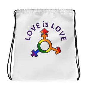 Bonky Love is Love Drawstring bag