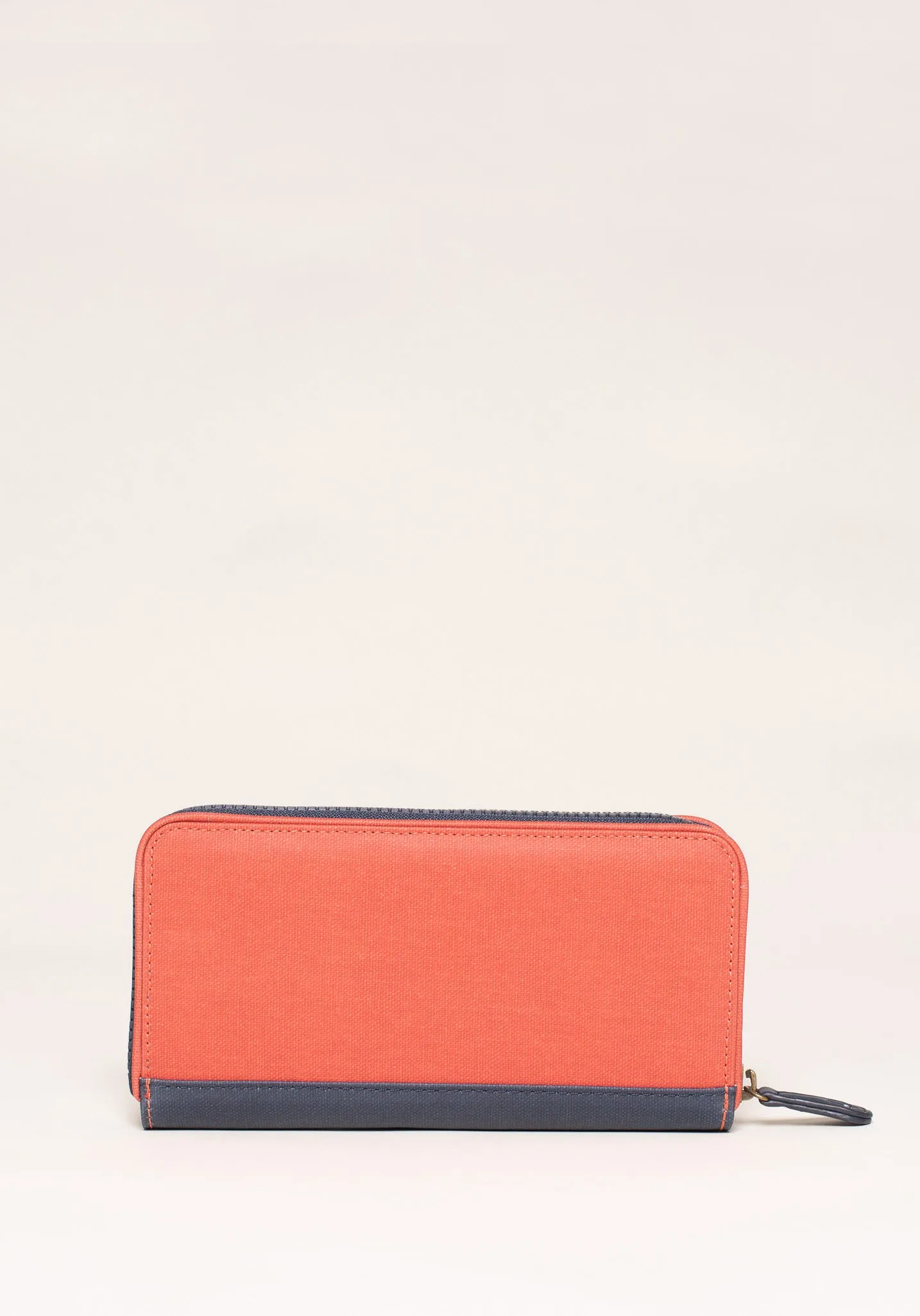 Burnt Orange Zip Purse