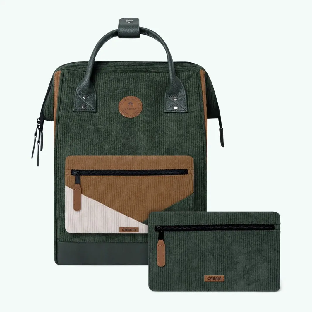 CABAÏA - Backpack Adventurer Medium - Recycled Velvet