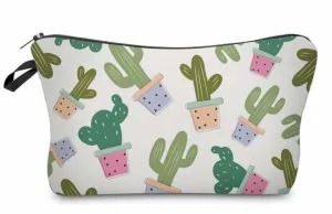 Cactus cosmetic bags