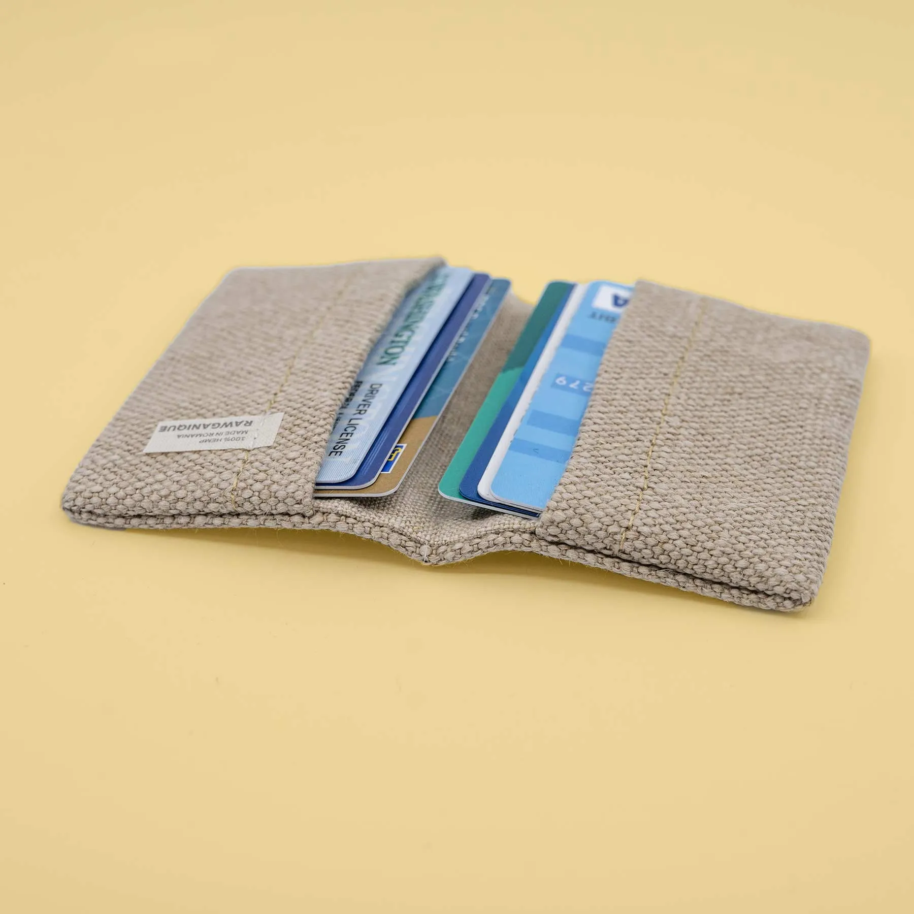 CAMBRIA 100% Organic Hemp Card Case - Card Wallet (Plastic-free)