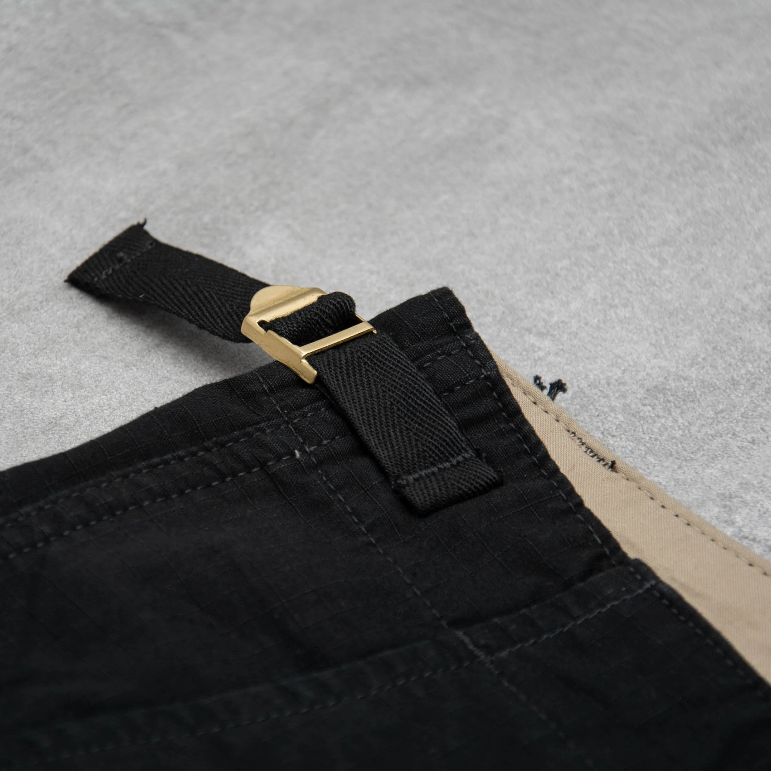 Carhartt WIP Aviation Short - Black Rinsed