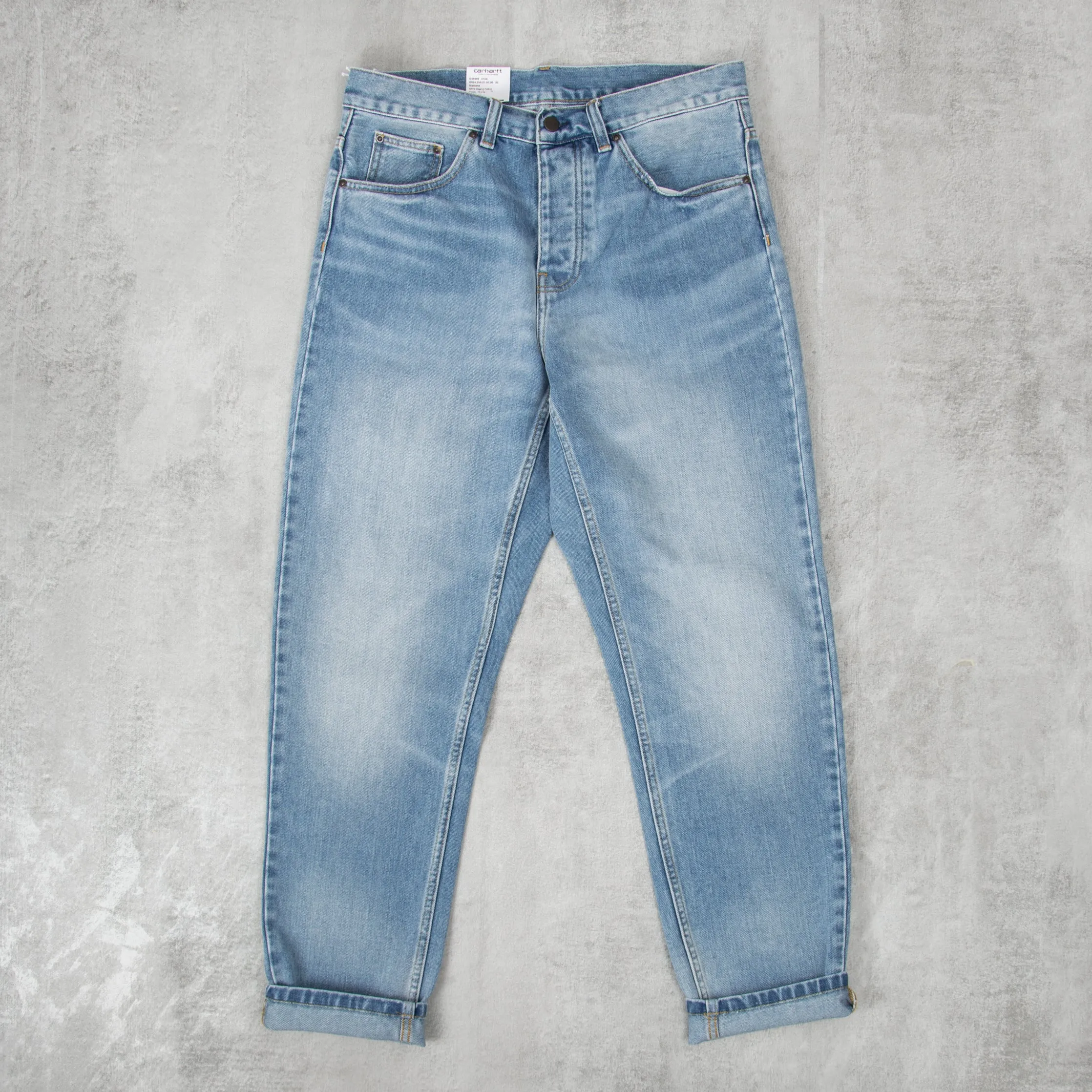 Carhartt WIP Newel Pant Jeans - Blue Light Used