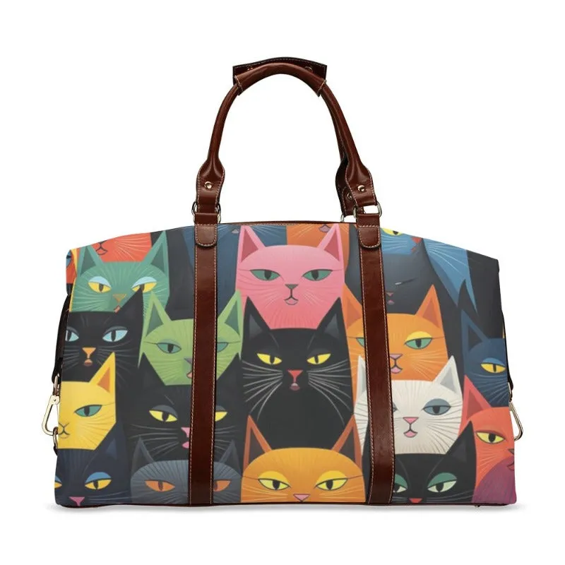 Cat Themed Travel Bag