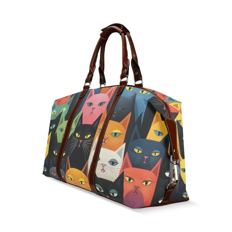 Cat Themed Travel Bag