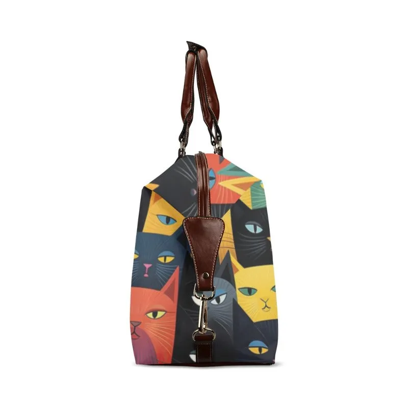 Cat Themed Travel Bag