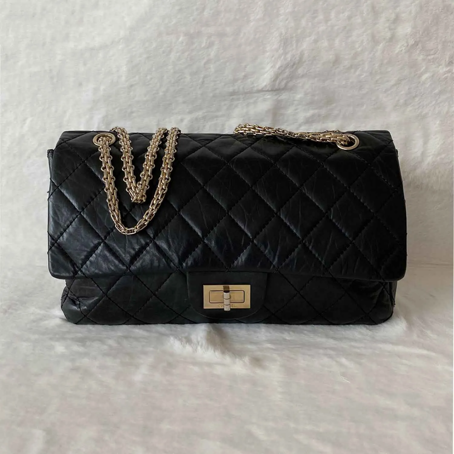 Chanel 2.55 Vintage Reissue 227 Double Flap Bag