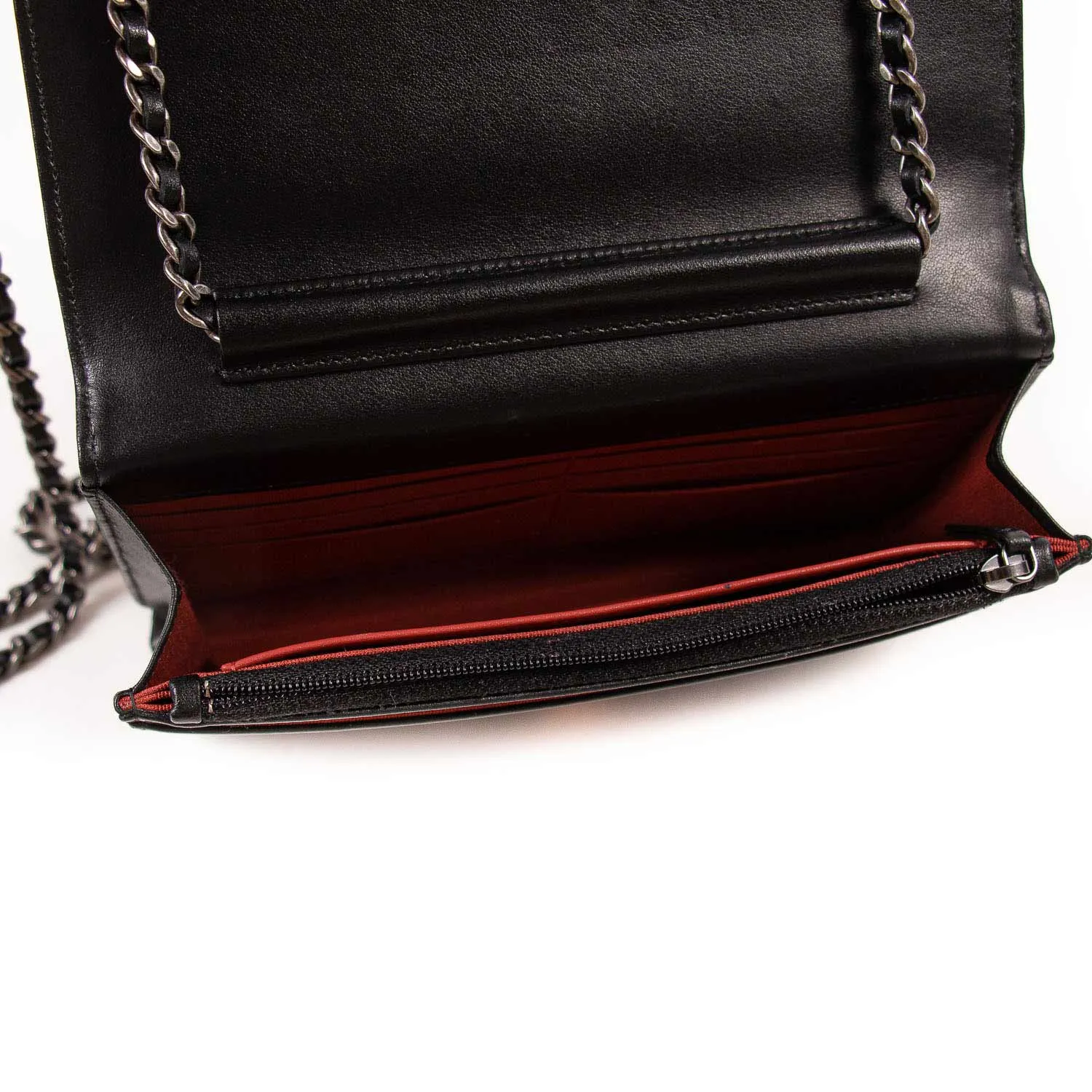 Chanel Bi-Color Wallet on Chain