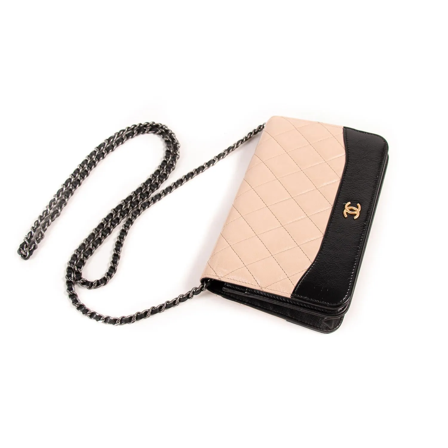 Chanel Bi-Color Wallet on Chain