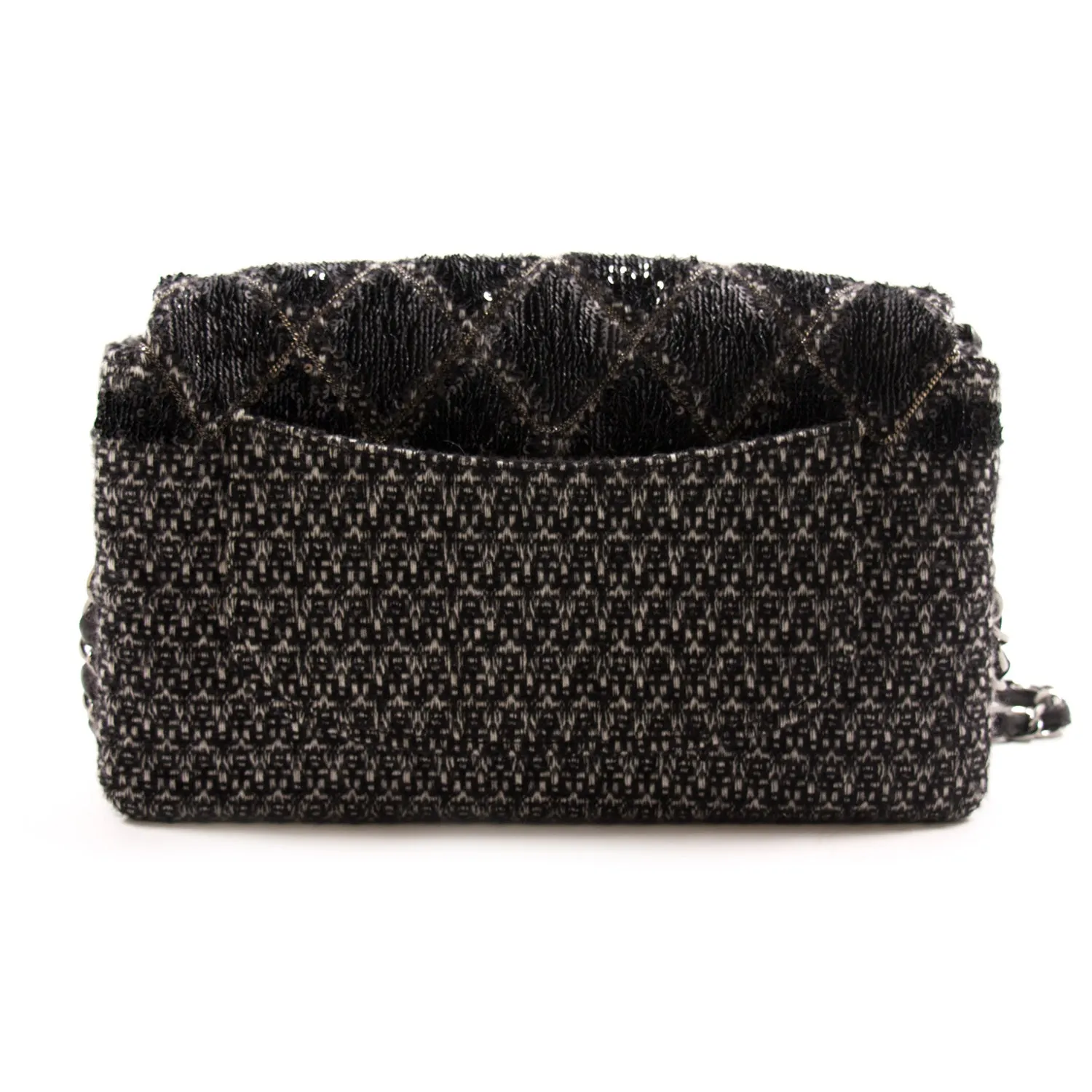 Chanel Sequin Tweed Flap Bag