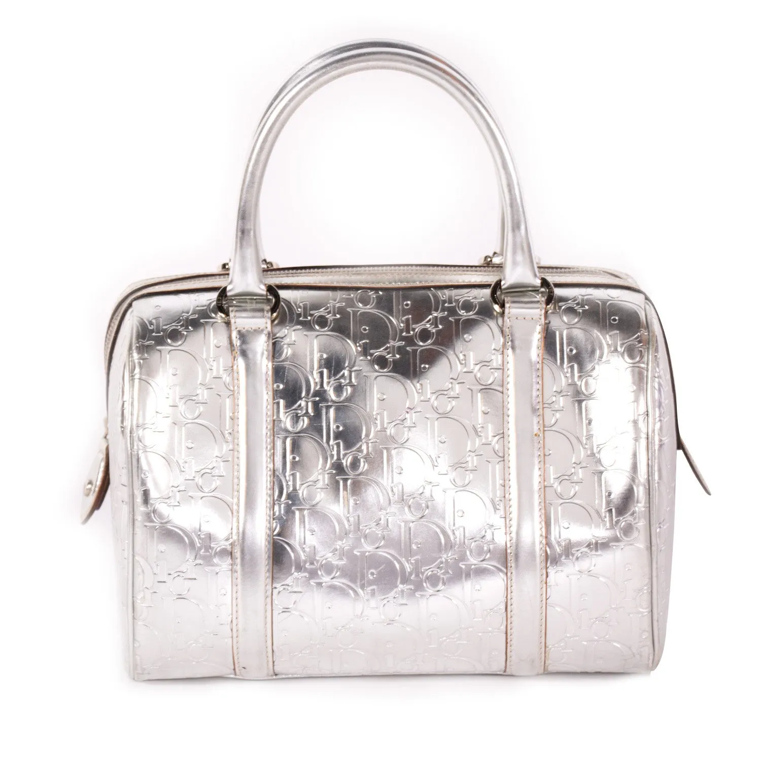 Christian Dior Metallic Boston Bag