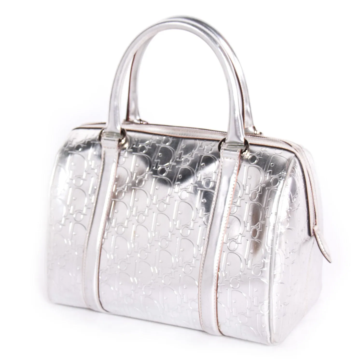 Christian Dior Metallic Boston Bag