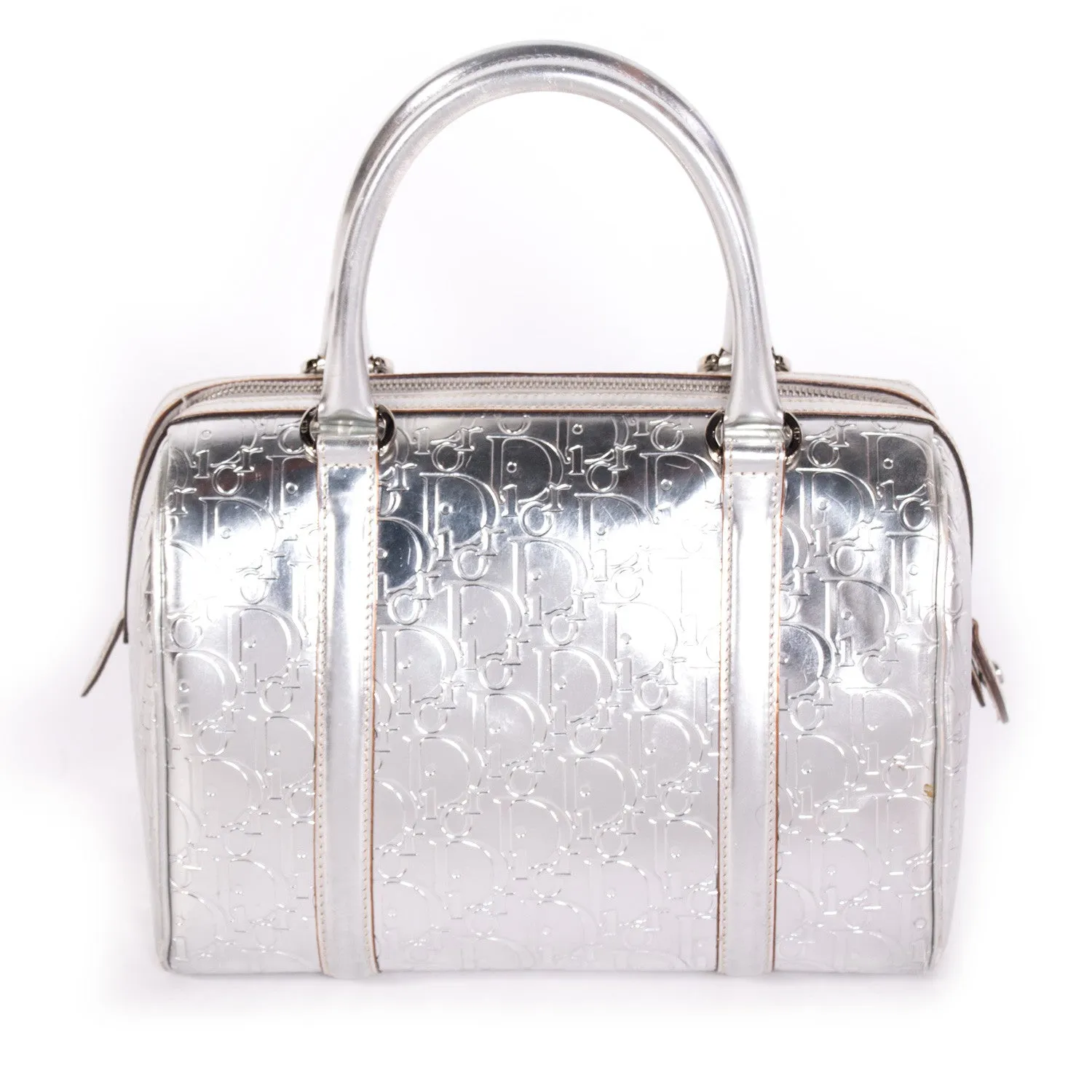 Christian Dior Metallic Boston Bag