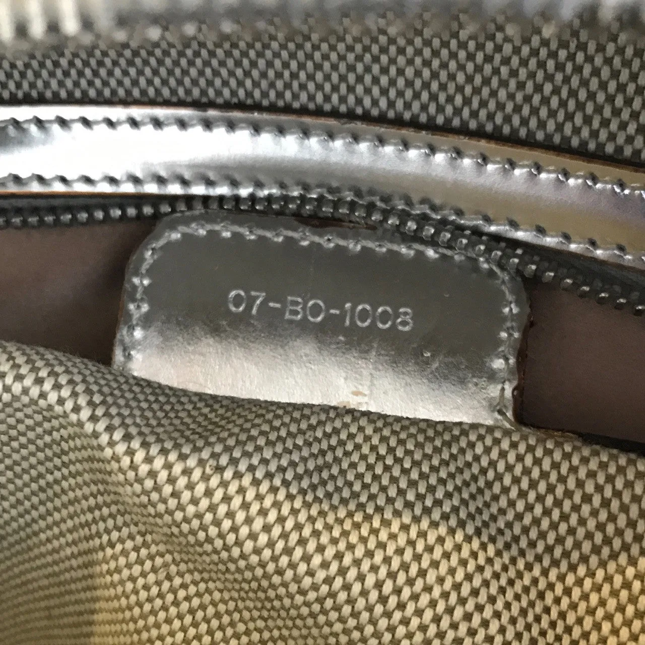 Christian Dior Metallic Boston Bag