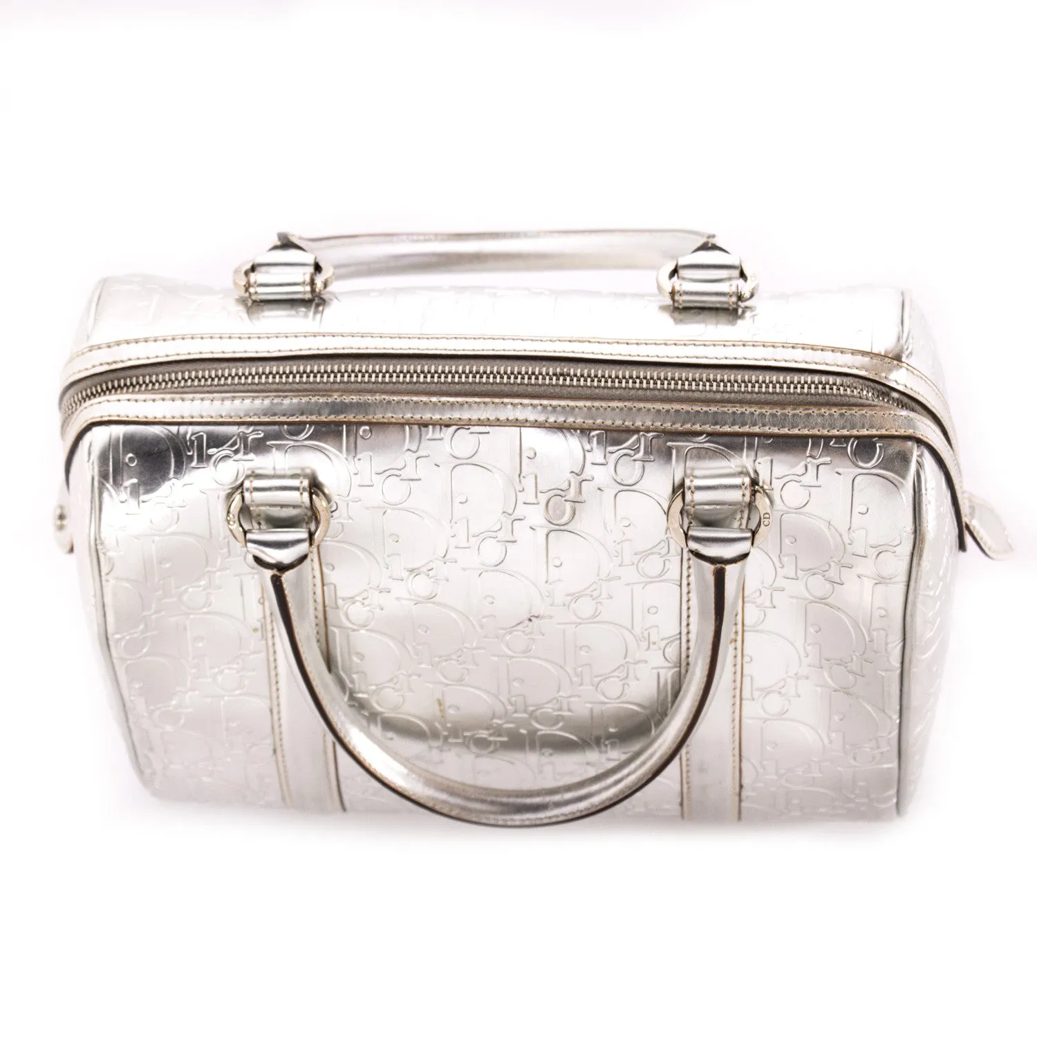 Christian Dior Metallic Boston Bag