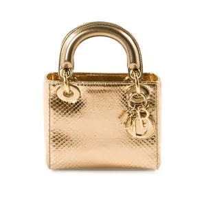 Christian Dior Mini Lady Dior Python