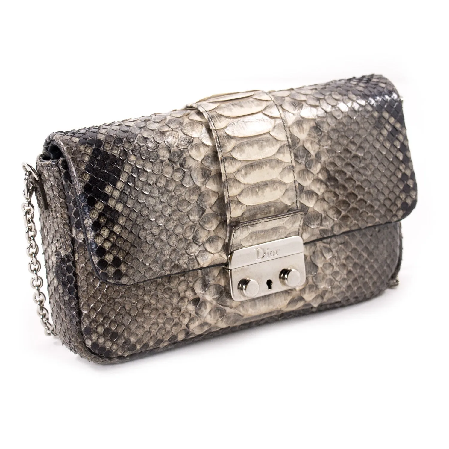 Christian Dior Miss Dior Python Flap Bag