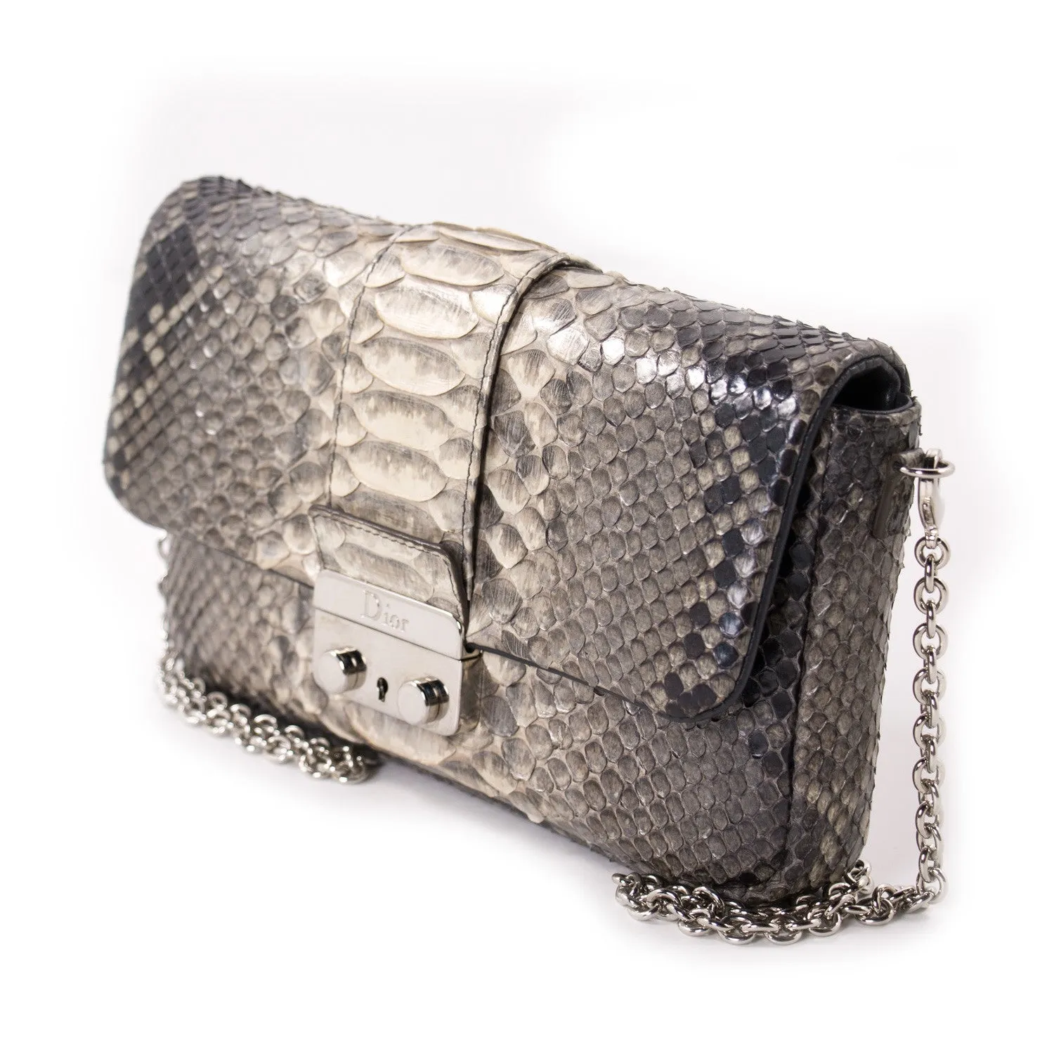 Christian Dior Miss Dior Python Flap Bag