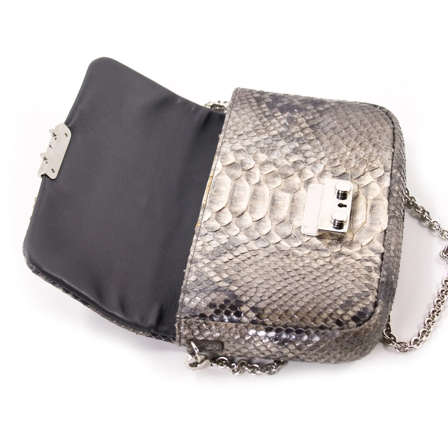 Christian Dior Miss Dior Python Flap Bag