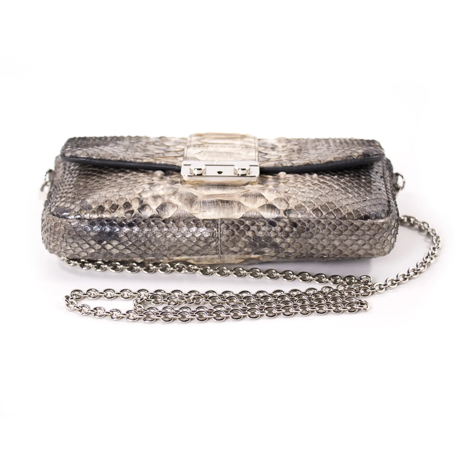 Christian Dior Miss Dior Python Flap Bag