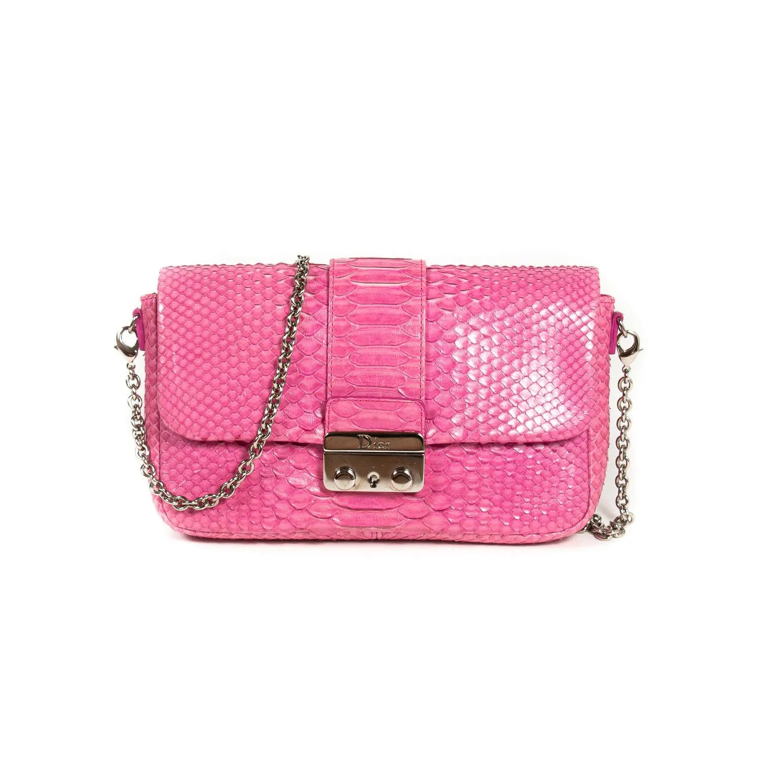 Christian Dior Miss Dior Python Flap Bag