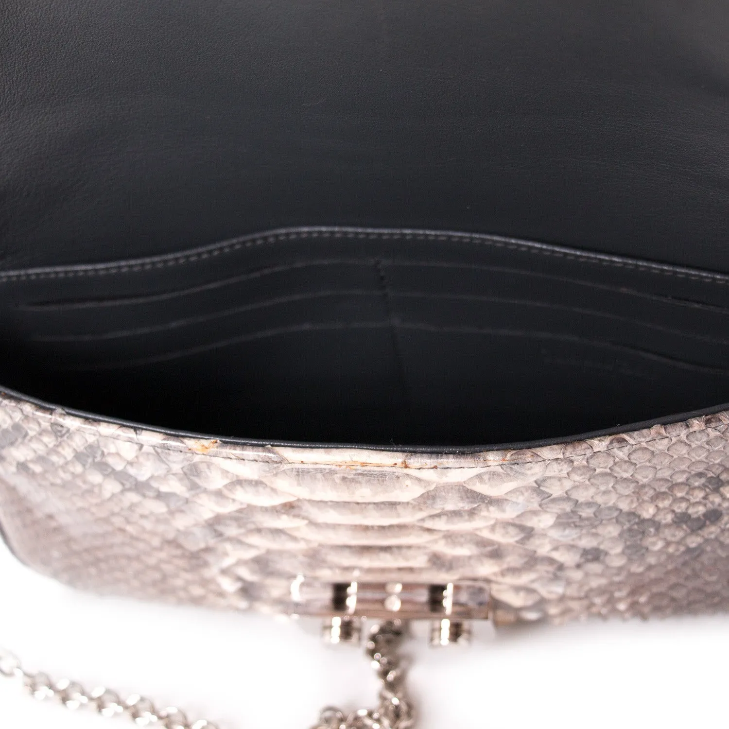 Christian Dior Miss Dior Python Flap Bag