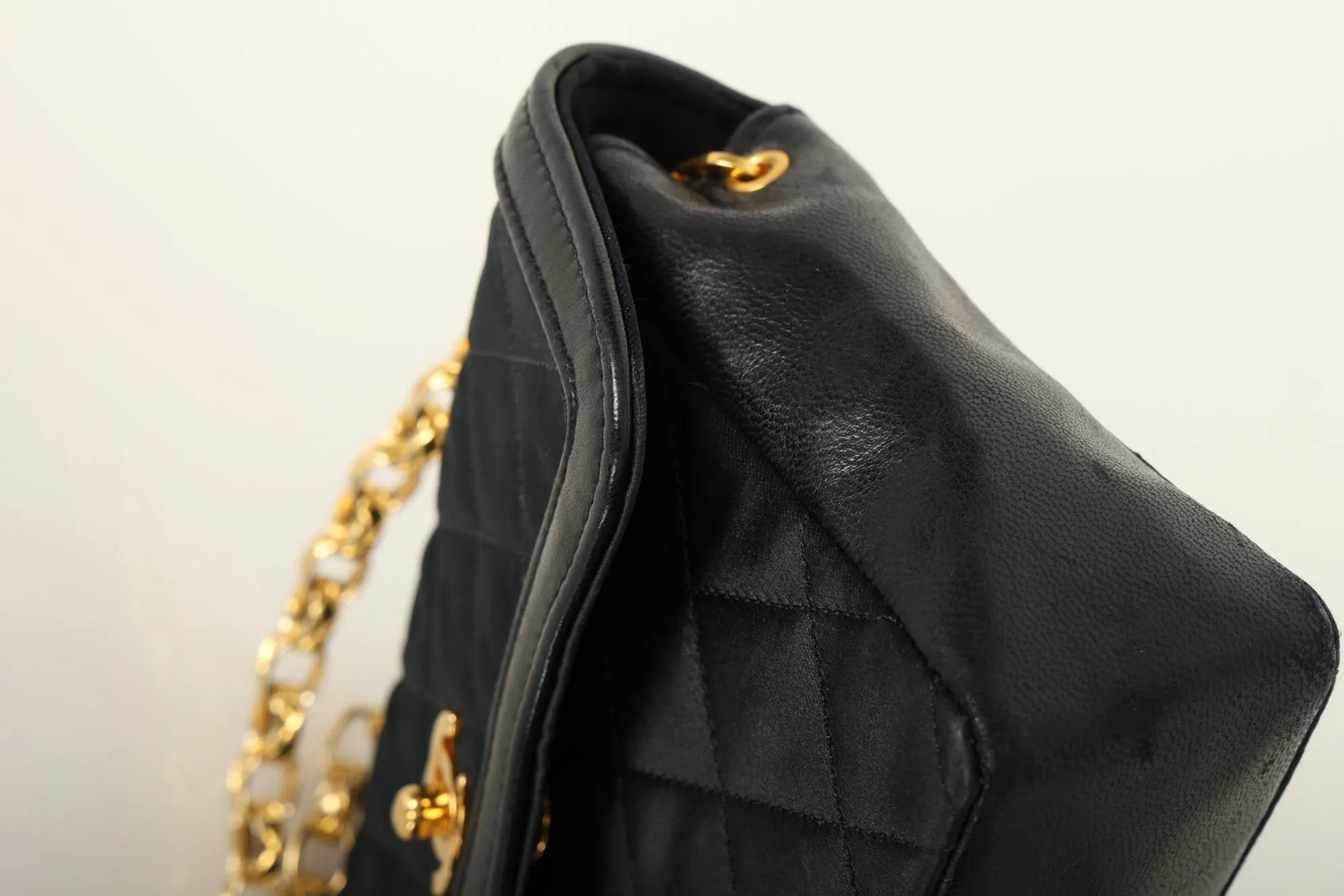 CL Satin & Lambskin Bijoux Mini Bag