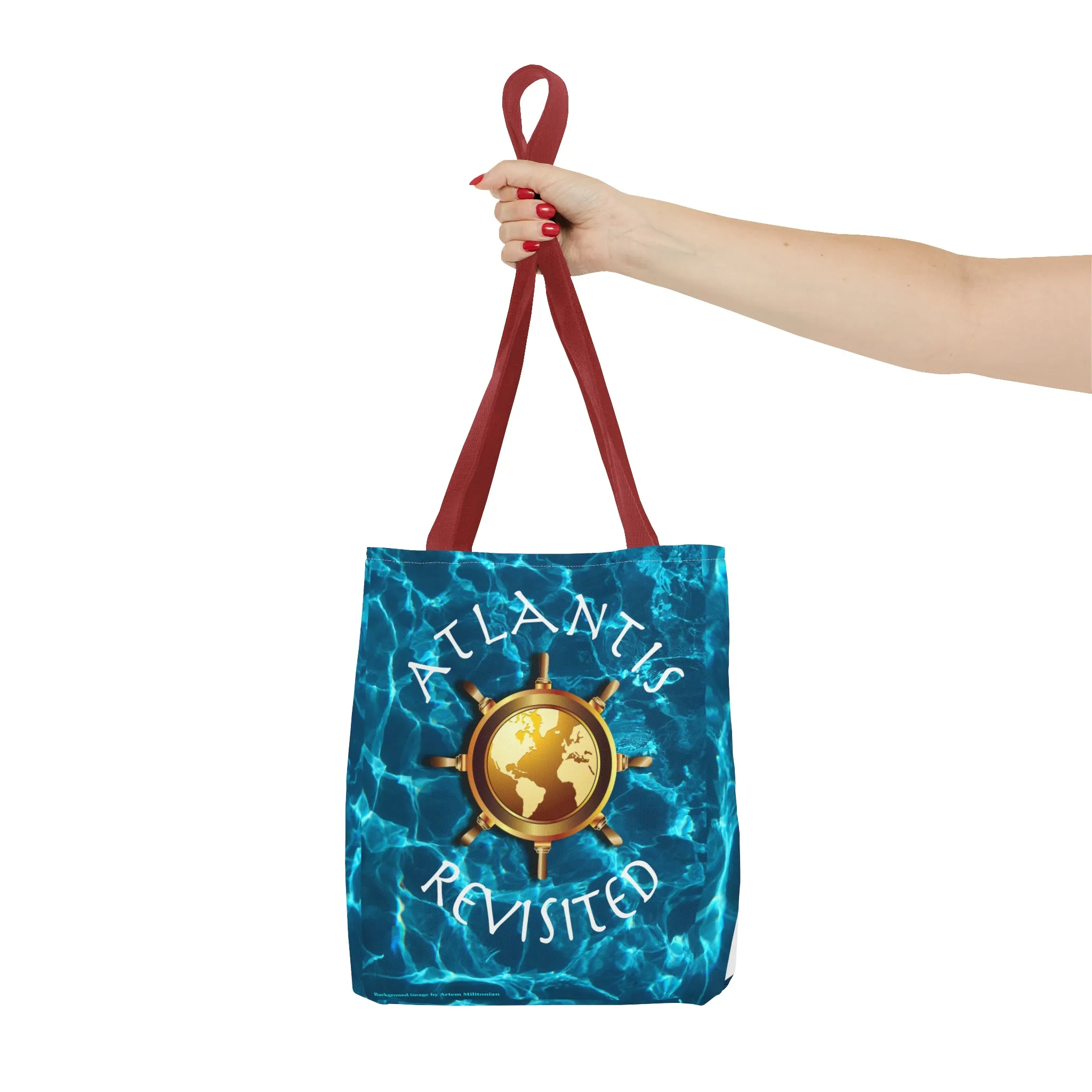 Colorful Polyester Beach and Travel Tote Bag