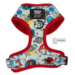 Dog Adjustable Harness - Looney Tunes™ Blue