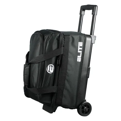 Elite Basic Double Roller Black Bowling Bag