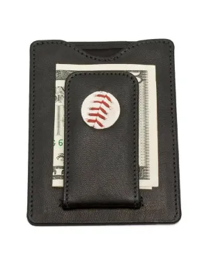 Game-Used Baseball Money Clip Wallets