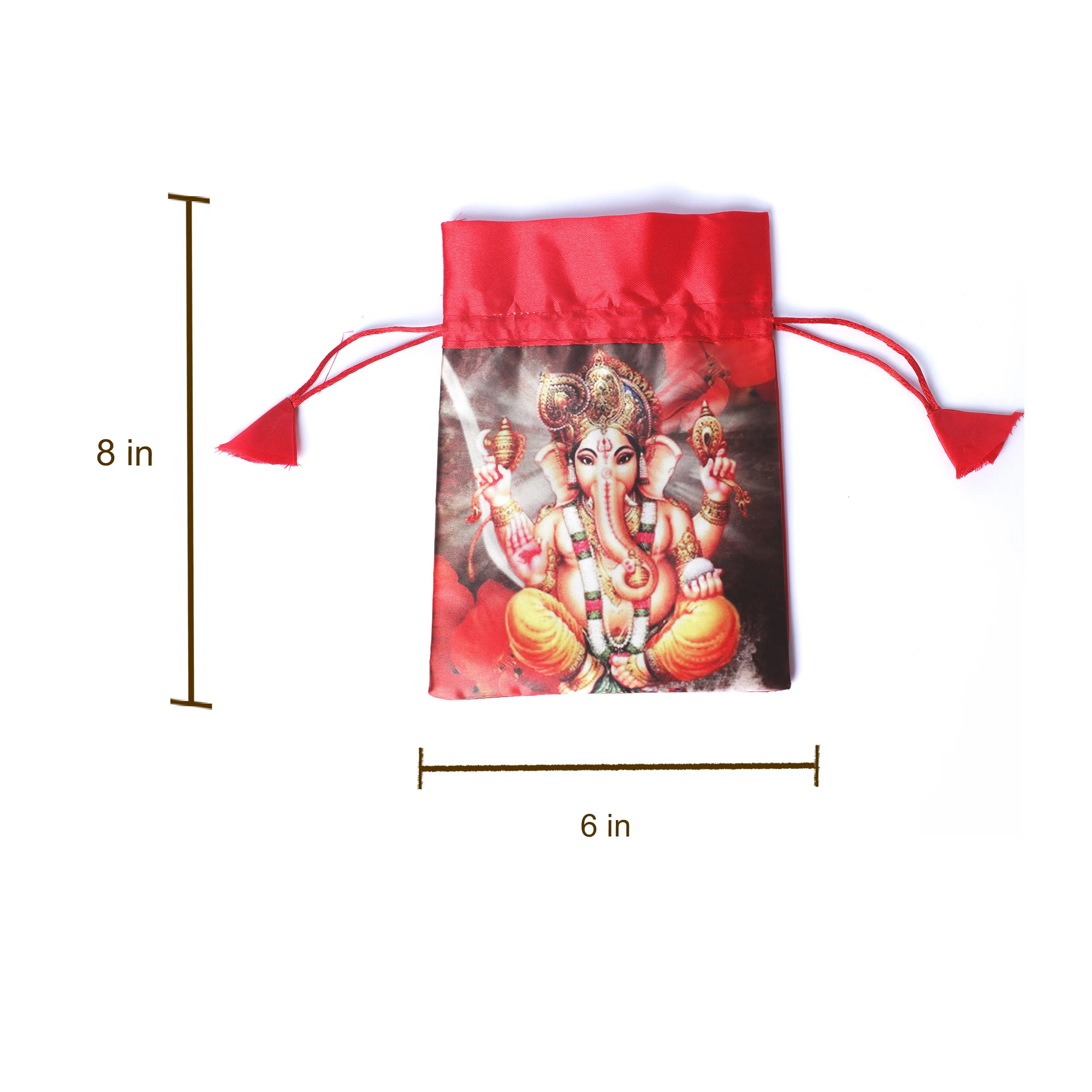 Ganesh Silk Potli Bags