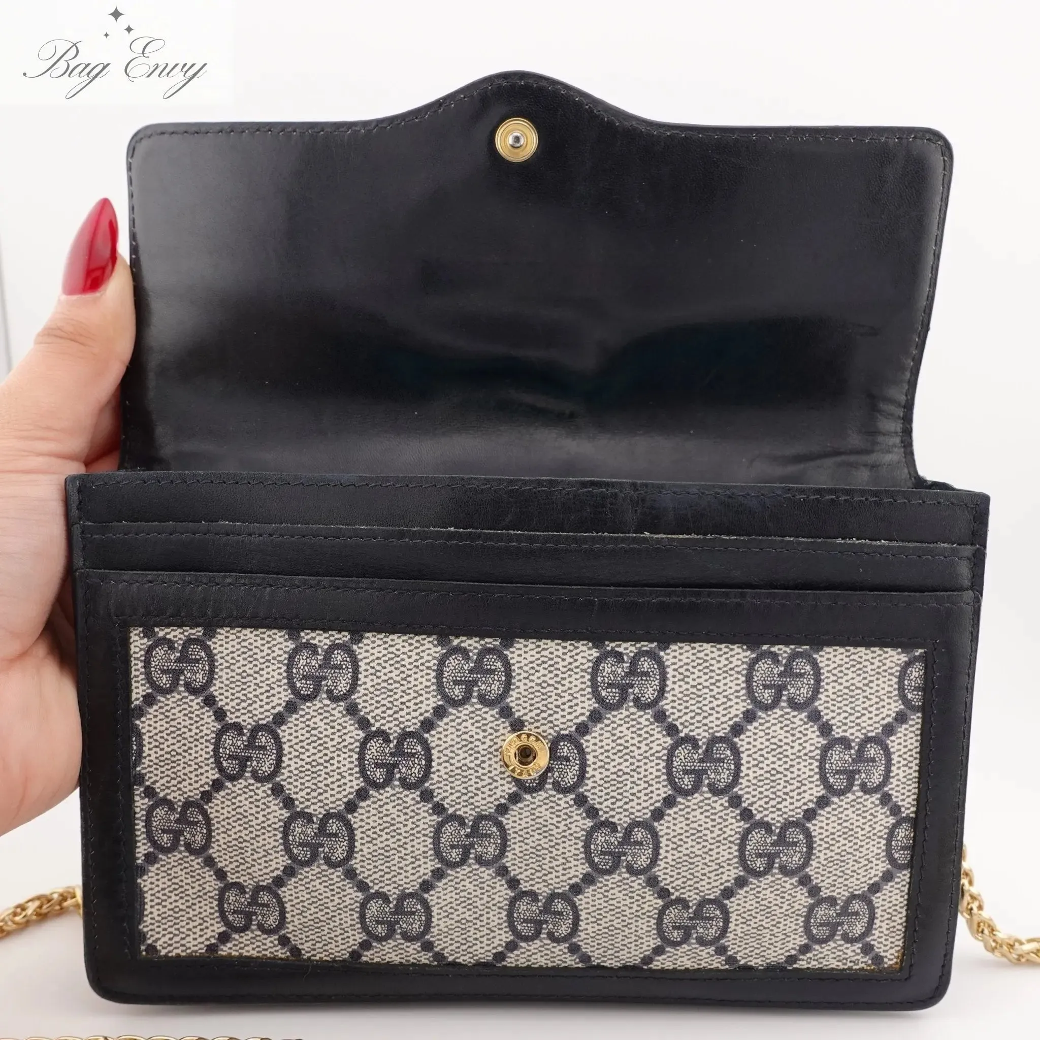 GUCCI Mini Ophidia Clutch with Adjustable Chain