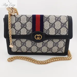 GUCCI Mini Ophidia Clutch with Adjustable Chain