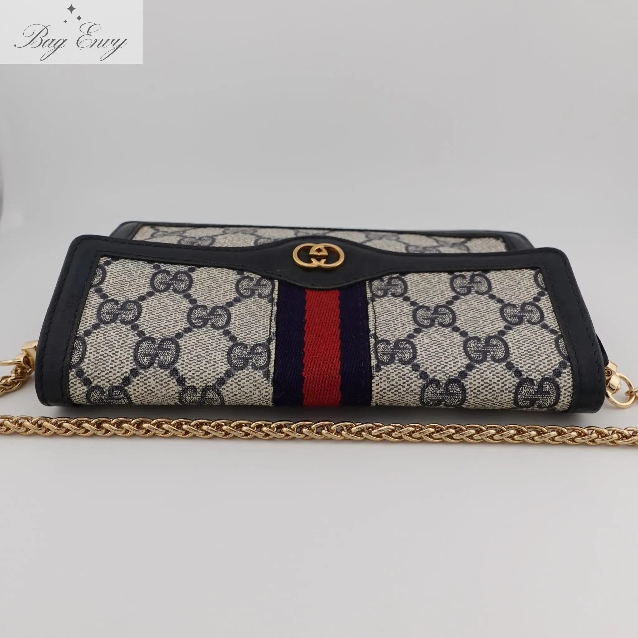 GUCCI Mini Ophidia Clutch with Adjustable Chain