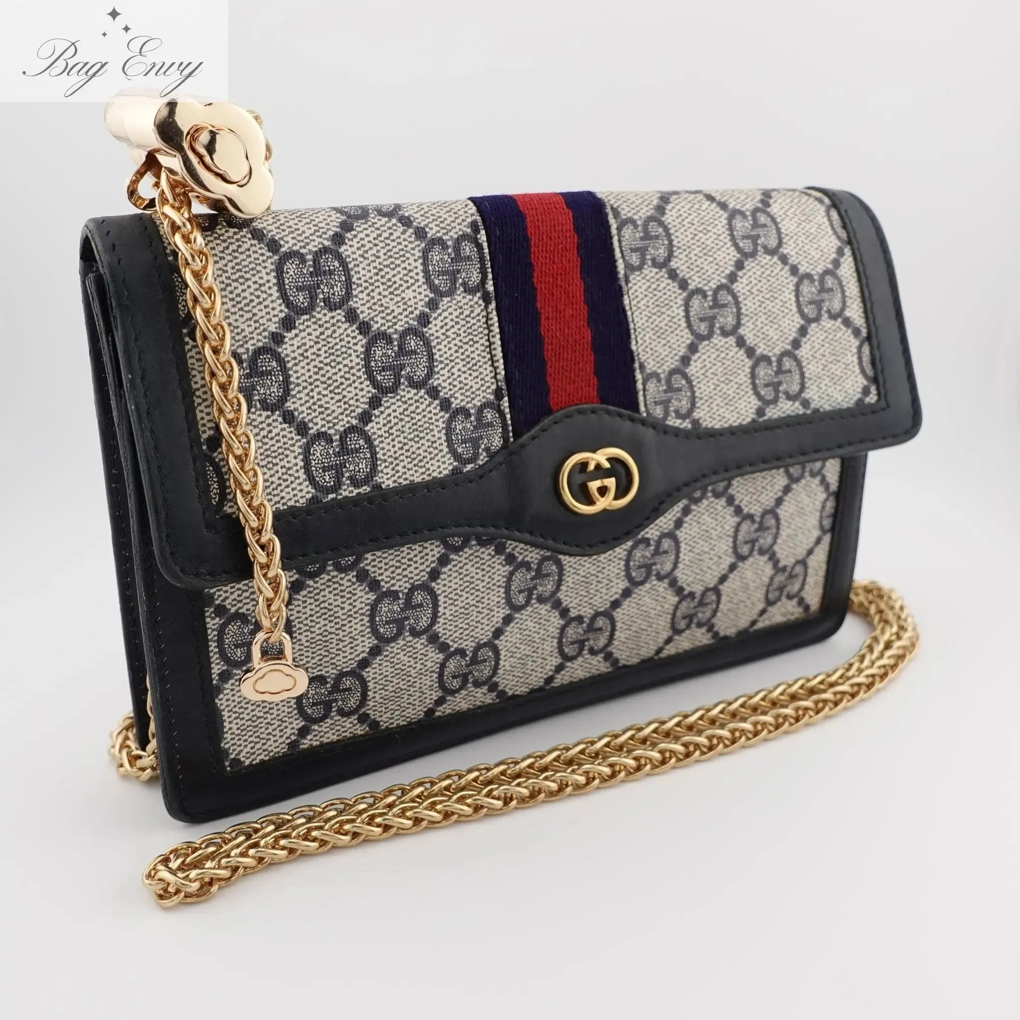 GUCCI Mini Ophidia Clutch with Adjustable Chain