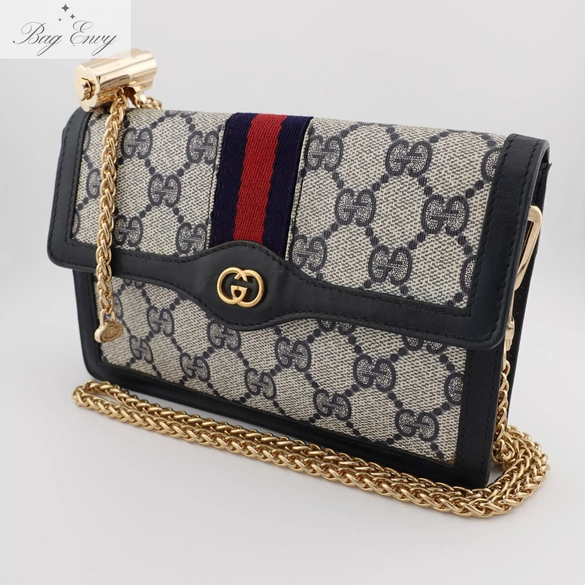 GUCCI Mini Ophidia Clutch with Adjustable Chain