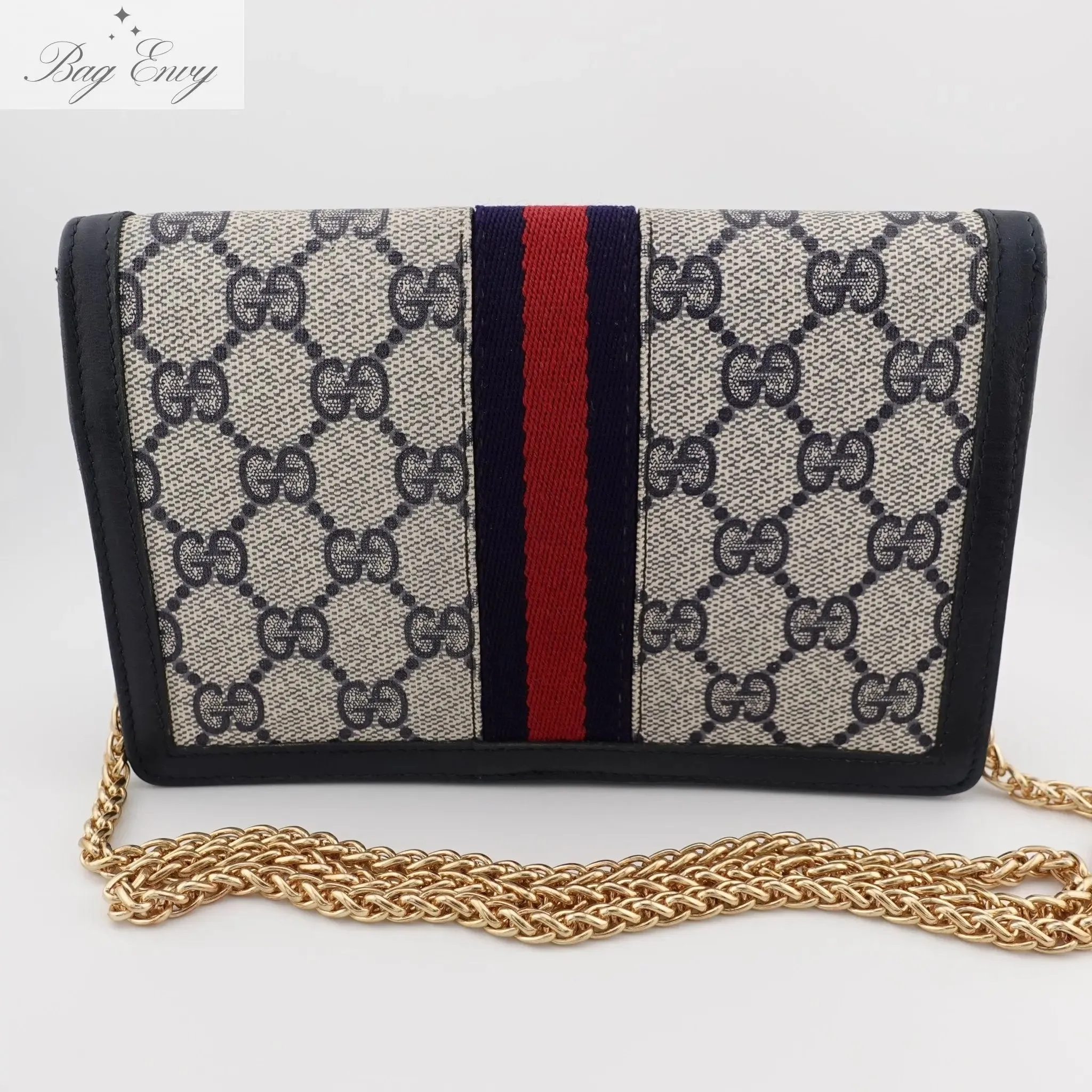 GUCCI Mini Ophidia Clutch with Adjustable Chain