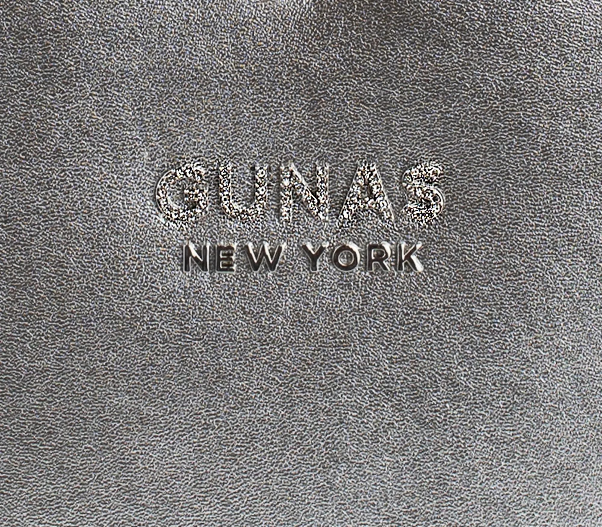 Gunas New York Sweetheart Silver Vegan Crossbody Clutch Bag