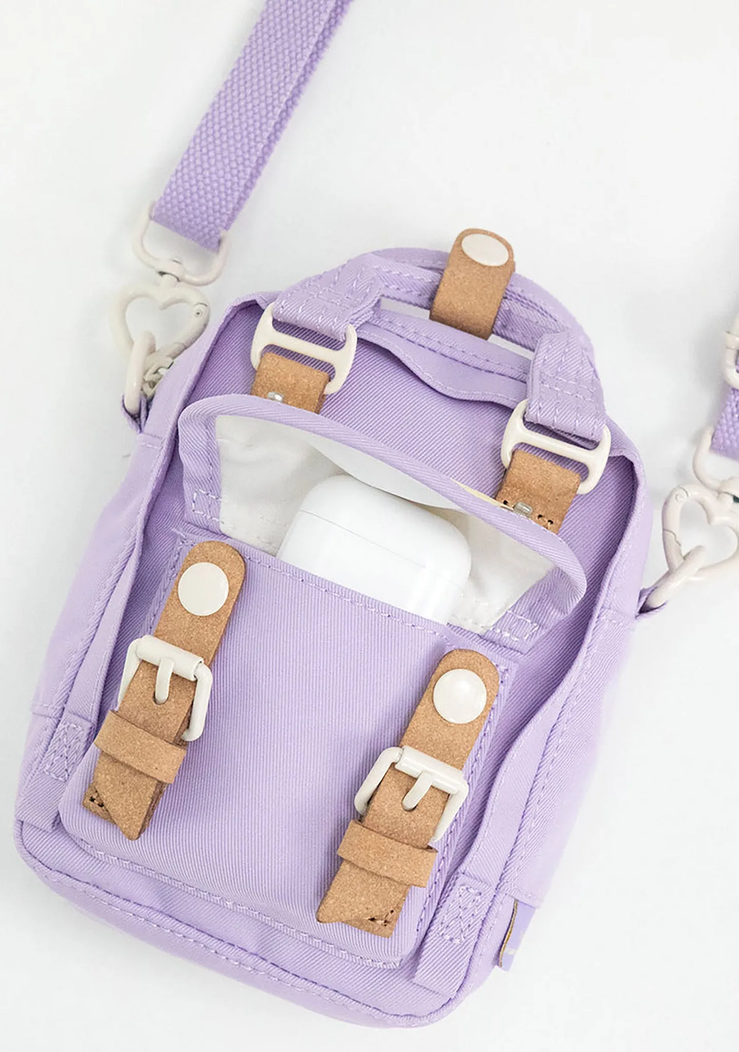 Kaleido Series Macaroon Tiny Crossbody Bag in Wisteria