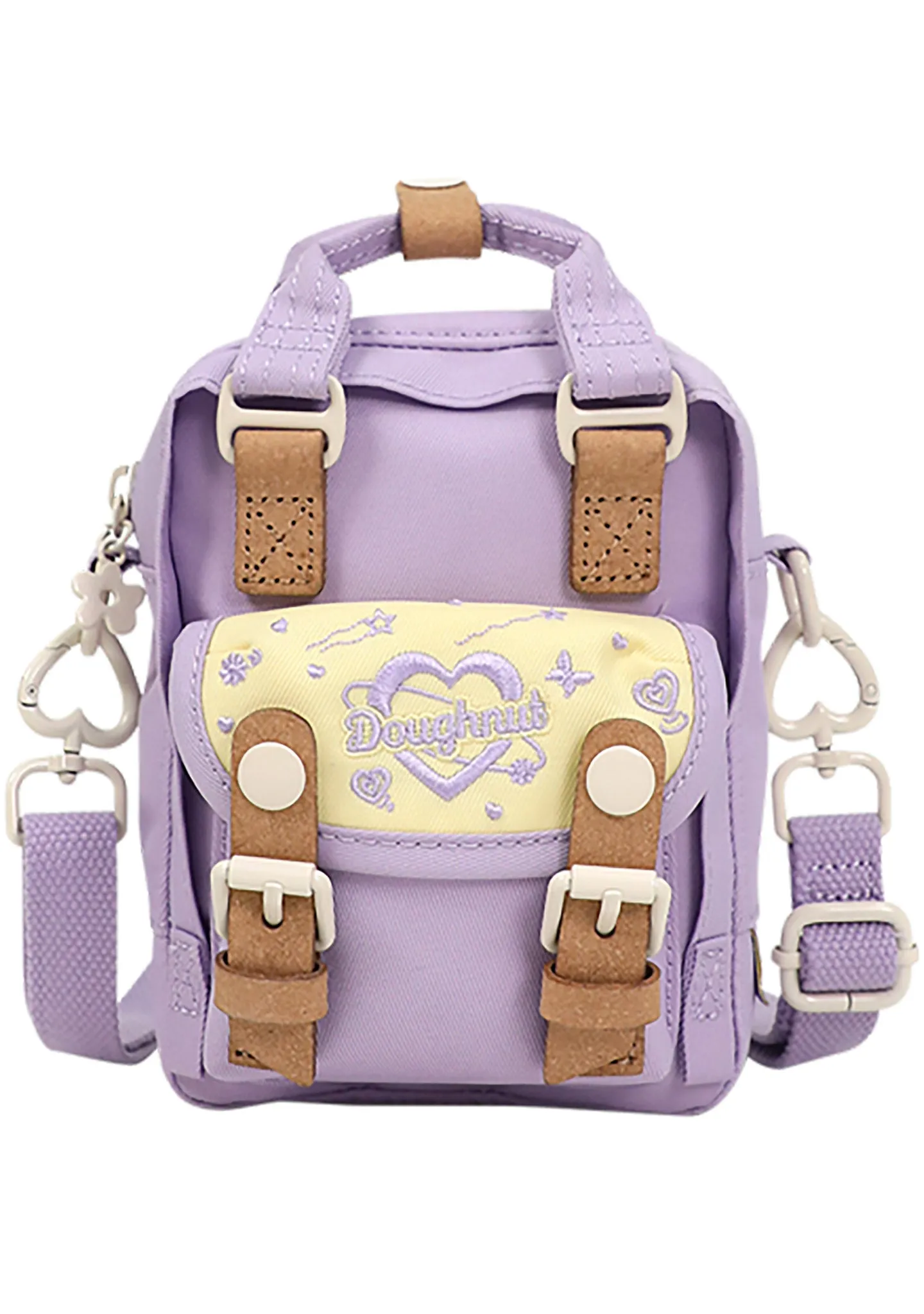 Kaleido Series Macaroon Tiny Crossbody Bag in Wisteria