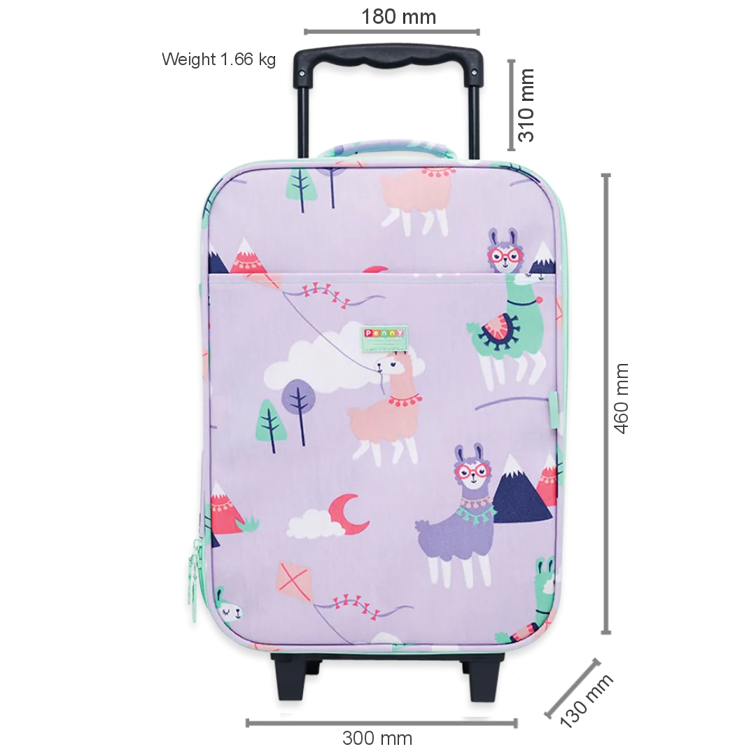 Kids' 2 Wheel Suitcase — Loopy Llama